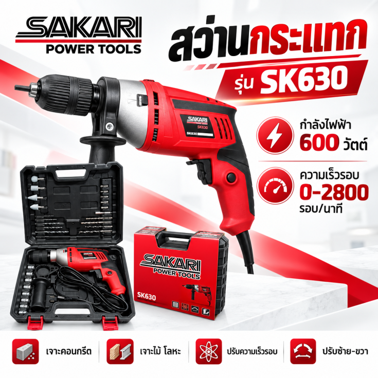 สว่านกระแทก SK630